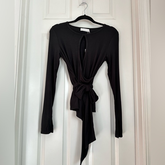 Jonathan Simkhai JENEEN WRAP TOP, size Small NWT! - Picture 6 of 12